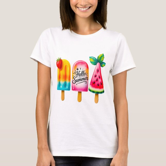 Hello Summer  T-Shirt (Front)