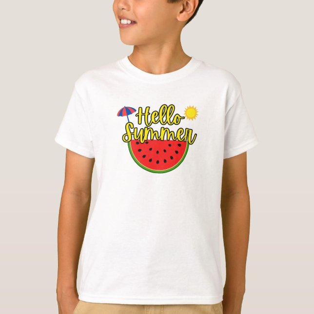 Hello Summer T-Shirt (Front)