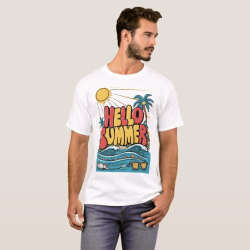 Hello summer T_Shirt