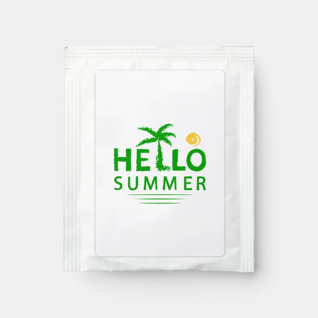 Hello Summer Tea Bag Drink Mix (Front)