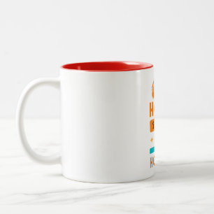 hello summer, time to holiday Two-Tone coffee mug