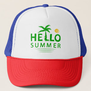 Hello Summer Trucker Hat