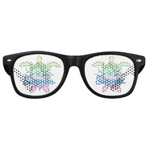 Hello Summer Turtle Retro Sunglasses