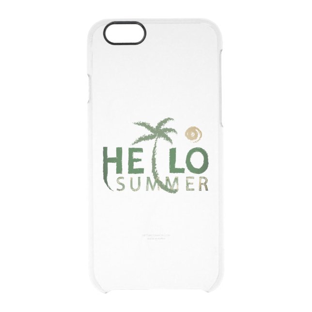 Hello Summer Uncommon iPhone Case (Back)