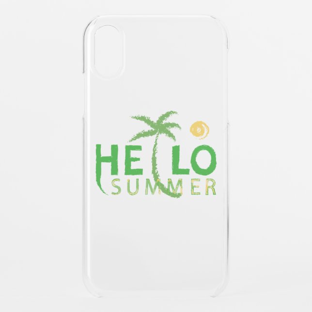 Hello Summer Uncommon iPhone Case (Back)