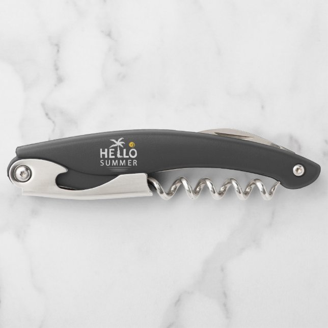 Hello Summer Waiter's Corkscrew (Front)
