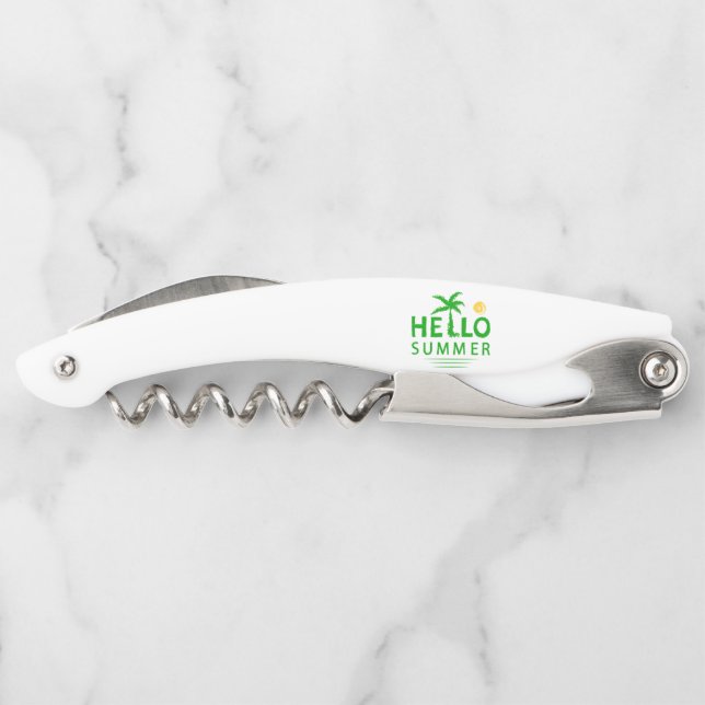 Hello Summer Waiter's Corkscrew (Back)