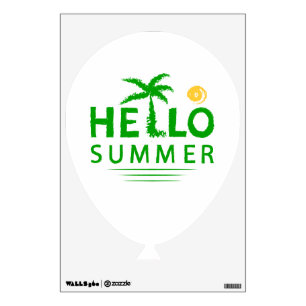 Hello Summer Wall Decal