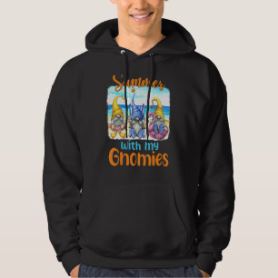 Hello Summer With My Gnomies Family Vacation Gnome Hoodie