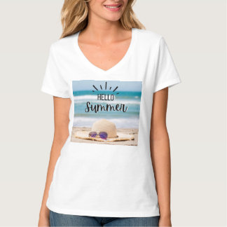 Hello Summer: Women's T-Shirt for Sunny Days Ahead