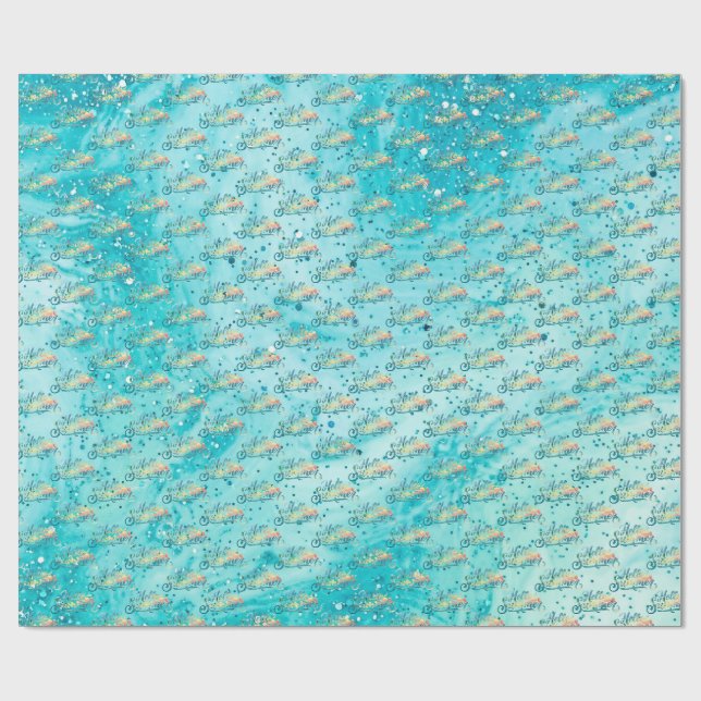 Hello Summer Wrapping Paper (Flat)