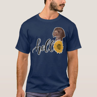 Hello Sunflower German Shorthair Pointer Premium T-Shirt