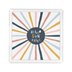 Hello Sunshine Acrylic Tray