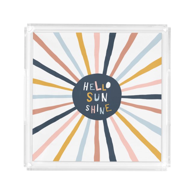 Hello Sunshine Acrylic Tray (Front)