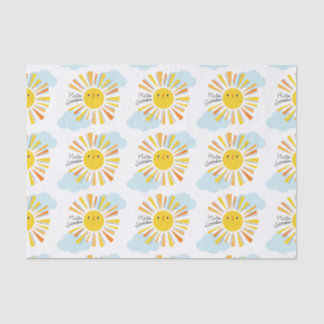 Hello Sunshine Baby Shower Tissue Paper