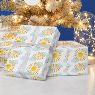 Hello Sunshine Baby Shower Wrapping Paper