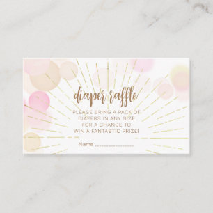 Hello Sunshine Boho Modern Happy Baby Girl Shower Enclosure Card