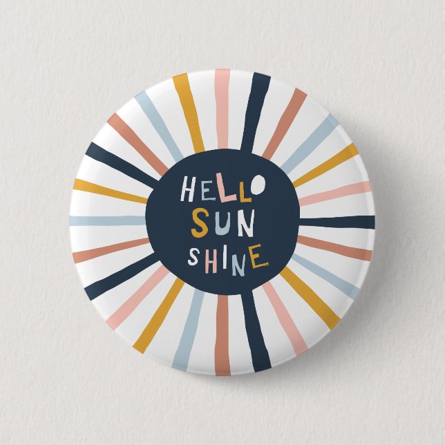 Hello Sunshine Button (Front)