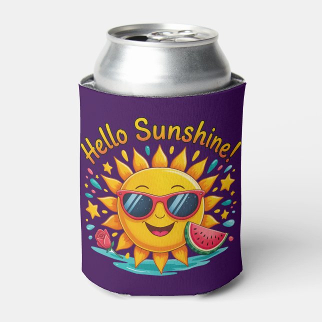 Hello Sunshine  Can Cooler (Can Front)