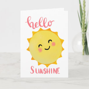 Hello sunshine card