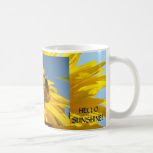 Hello Sunshine! Coffee mug Sunflowers Coffee cups