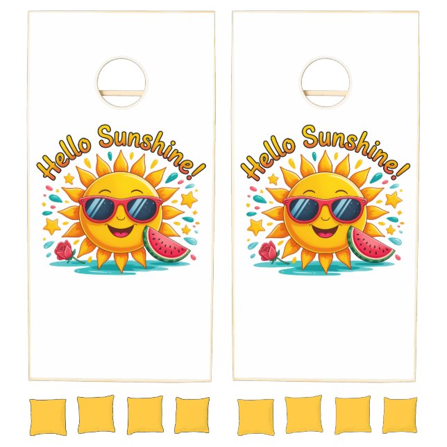 Hello Sunshine  Cornhole Set (Set)