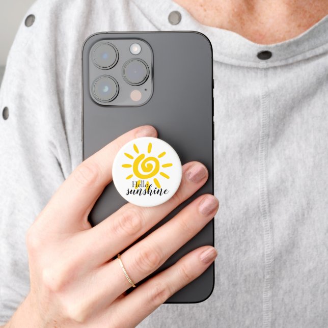 Hello Sunshine | Custom PopSocket (Hand)