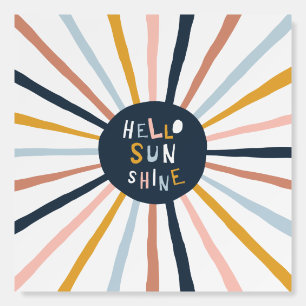 Hello Sunshine Foam Board
