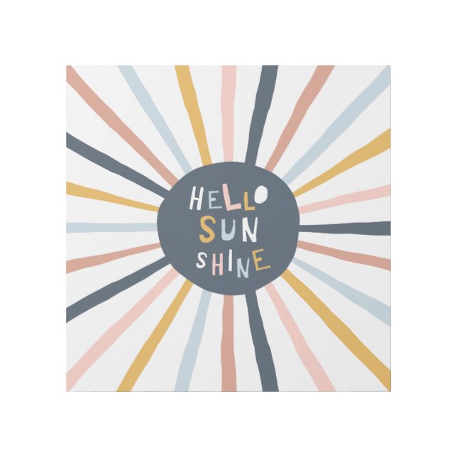 Hello Sunshine Gallery Wrap (Front)