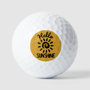 Hello Sunshine Golf Balls