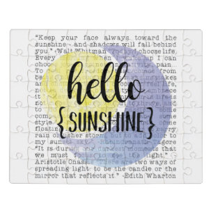 Hello Sunshine Jigsaw Puzzle