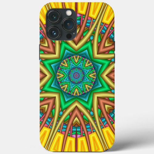 Hello Sunshine kaleidoscope abstract iPhone 13 Pro Max Case