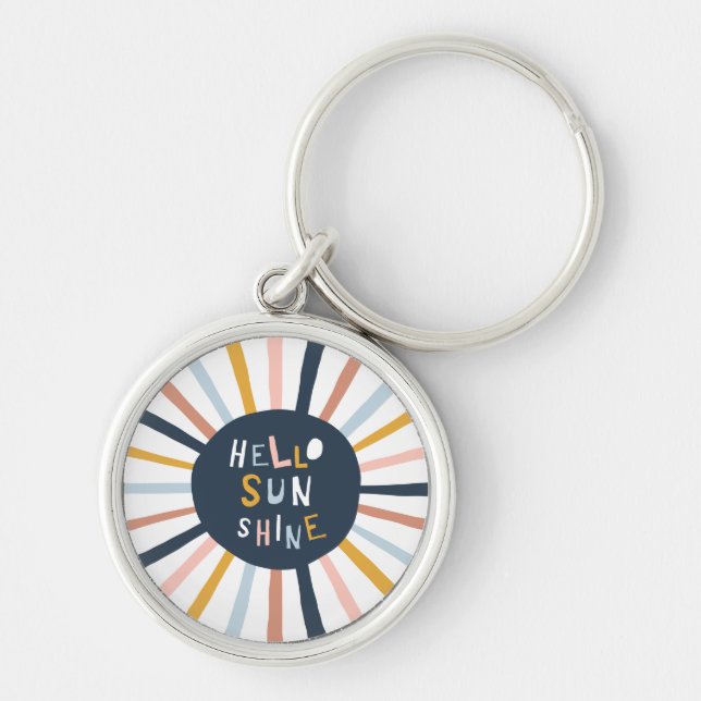 Hello Sunshine Keychain (Front)