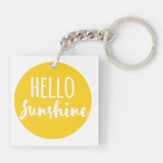 Hello Sunshine Keychain