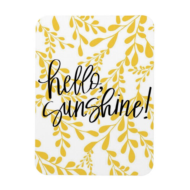 Hello Sunshine Magnet (Vertical)