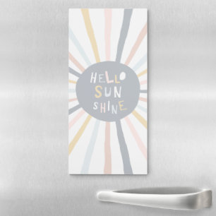 Hello Sunshine Magnetic Notepad