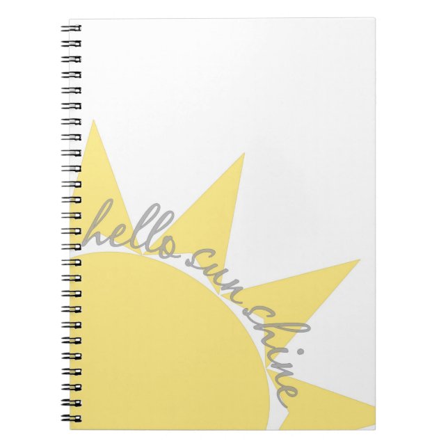 hello sunshine notebook (Front)