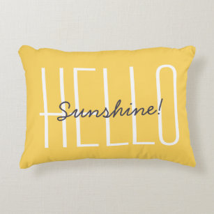 Hello Sunshine Pillows Decorative Throw Pillows Zazzle