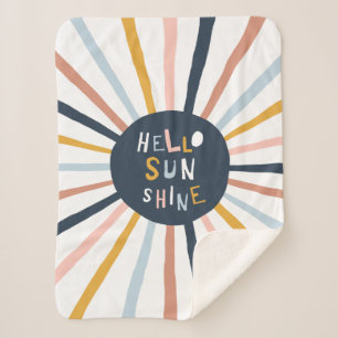 Hello Sunshine Sherpa Blanket