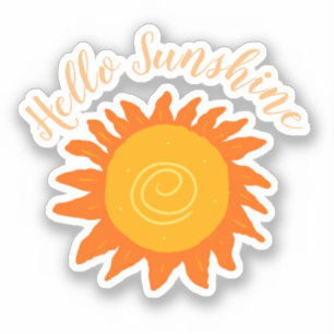 Hello Sunshine Sticker
