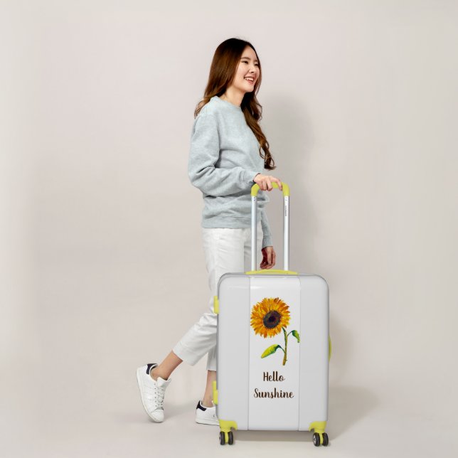 Hello Sunshine Sunflower Luggage (Scale)