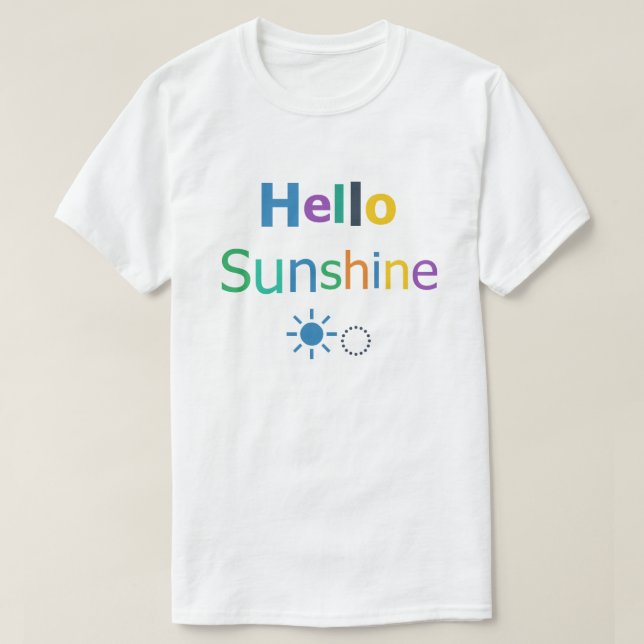Hello Sunshine T-Shirt (Design Front)