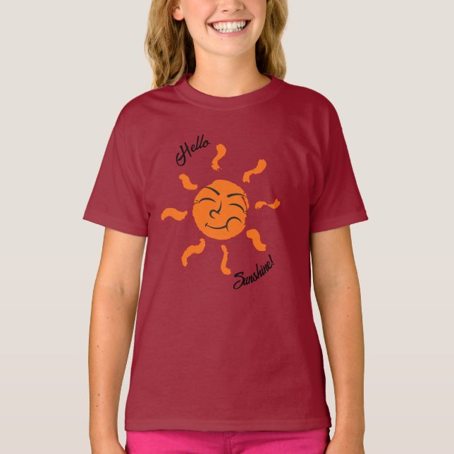 "Hello Sunshine" T-Shirt (Front)