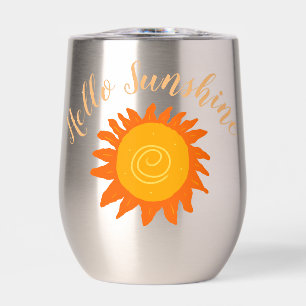 Hello Sunshine Thermal Wine Tumbler