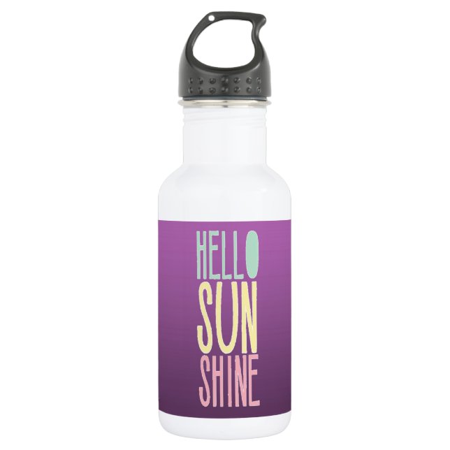 Hello Sunshine Water Bottle (Front)