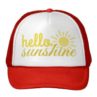 Hello Sunshine Women's Trucker Summer Hat