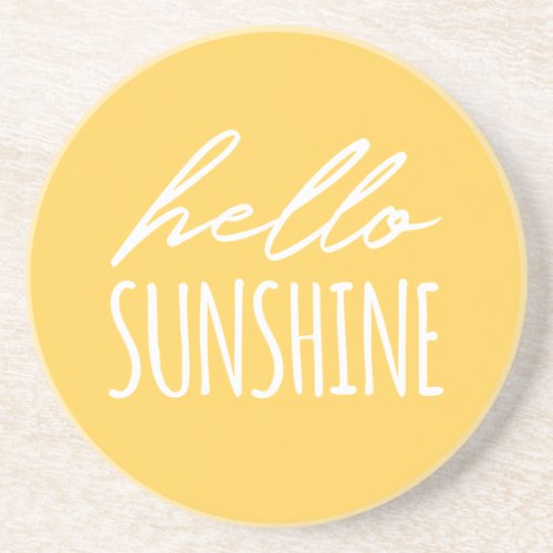 Hello Sunshine Yellow Coaster