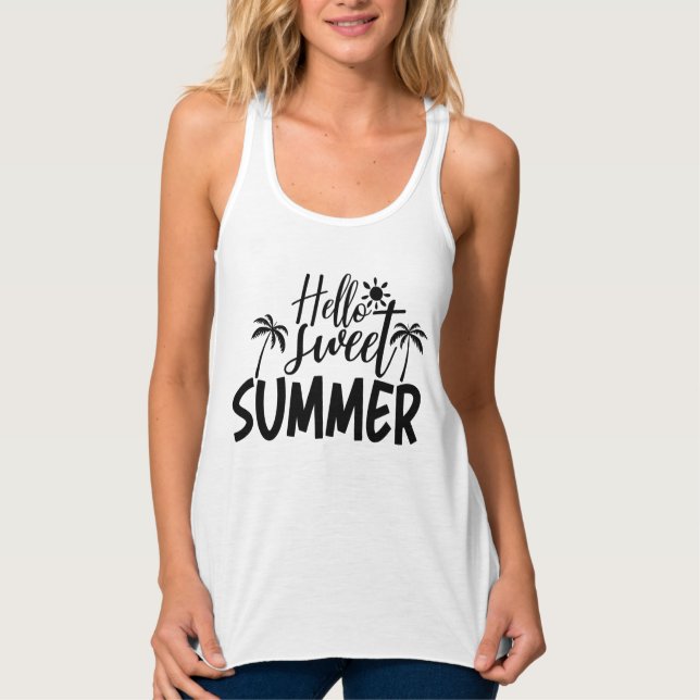 Hello Sweet Summer-96828 Tank Top (Front)