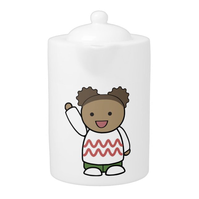 HELLO TEDDY BEAR TEAPOT (Front)