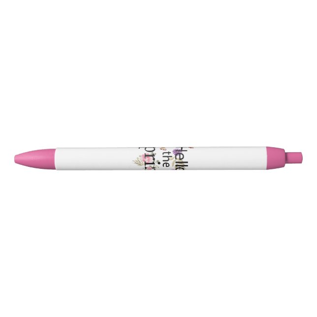 Hello The Spring Flower Pen (Front)